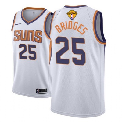 Nike Phoenix Suns #25 Mikal Bridges Men's 2021 NBA Finals Bound Swingman Association Edition Jersey White Men's